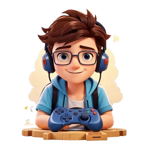 Gaming character illustration showcasing unique username styles